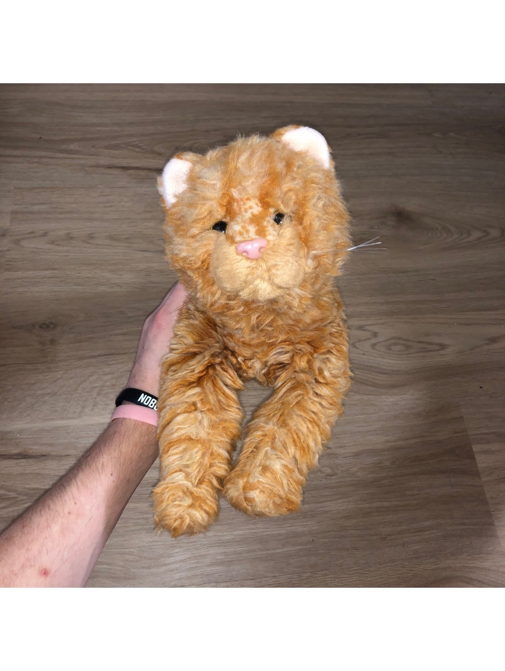 Russ Berrie Abby Ginger orange Tabby Plush Cat Vintage RARE HTF Item #4462 17”